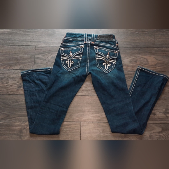Flared/ bootcut Rock Revival Y2k jeans - Picture 4 of 5